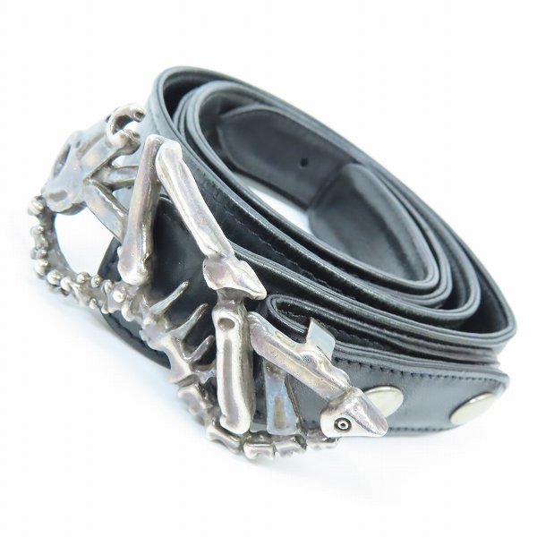 実際に弊社で買取させて頂いたALEX STREETER/アレックスストリーター ゴーストライダーバックルレザーベルト