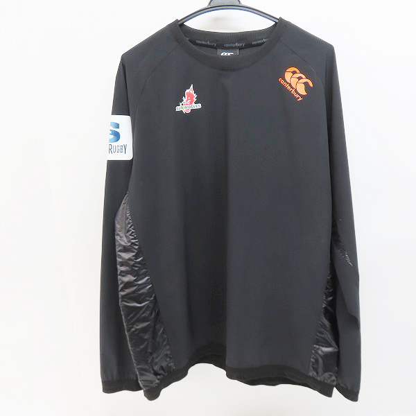 実際に弊社で買取させて頂いたCANTERBURY/カンタベリー SUNWOLVES/サンウルブズ ラグビー 長袖シャツ R78042SR/3L