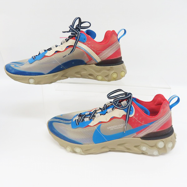 実際に弊社で買取させて頂いた【未使用】NIKE×UNDERCOVER/ナイキ×アンダーカバー REACT ELEMENT 87 リアクトエレメント BQ2718-200/26.0の画像 3枚目