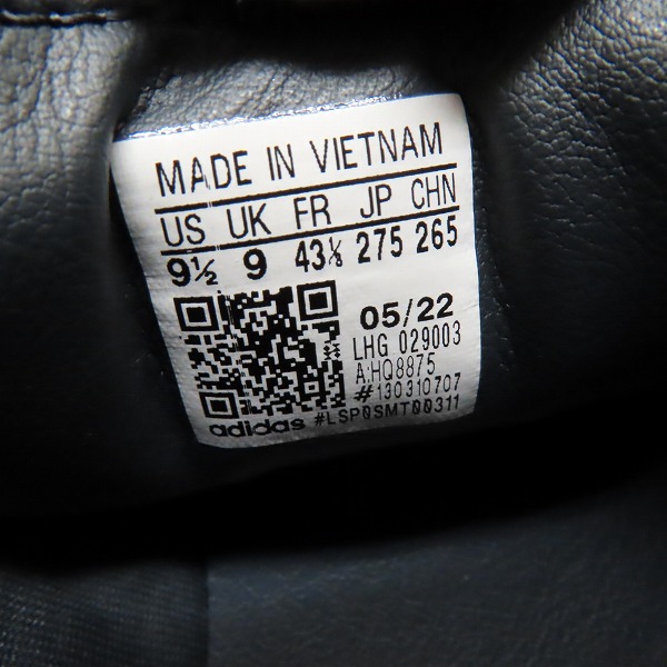 実際に弊社で買取させて頂いたDESCENDANT×adidas/ディセンダント×アディダス Campus Dark Gray/キャンパス スニーカー HQ8875/27.5の画像 5枚目