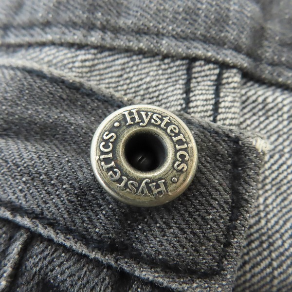 実際に弊社で買取させて頂いたHYSTERICS/ヒステリックス  クロップド デニムバギーパンツ 3AP-3952/Sの画像 6枚目