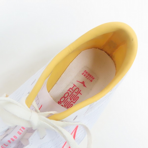 実際に弊社で買取させて頂いたMIZUNO/ミズノ WAVE DUEL PRO QTR/ウエーブ デュエル プロ クォーター ランニングシューズ U1GD225002/26.5の画像 4枚目