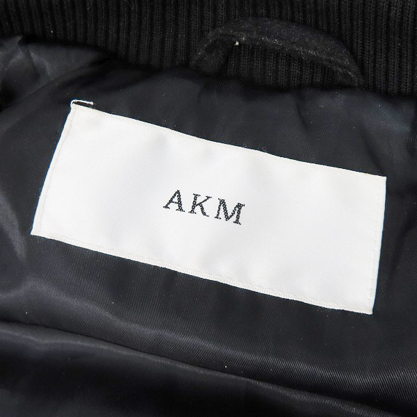 実際に弊社で買取させて頂いたAKM/エーケーエム ウール レイヤード ダウンジャケット ASO-506/Lの画像 2枚目