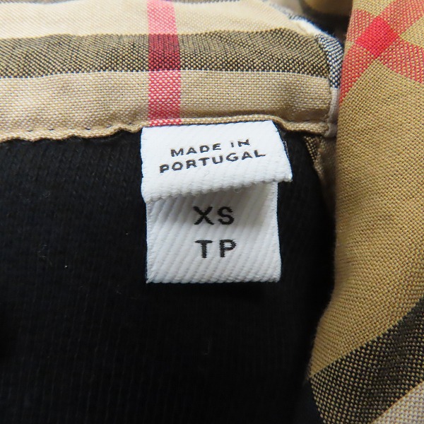 実際に弊社で買取させて頂いたBURBERRY/バーバリー フード付き ジップアップパーカー 8018112/XSの画像 3枚目