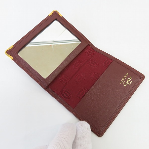 実際に弊社で買取させて頂いたCartier/カルティエ a gift from Cartier カードケース/パスケースの画像 3枚目