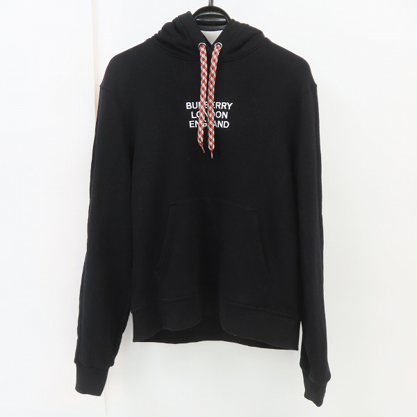 実際に弊社で買取させて頂いた 【JPタグ】BURBERRY/バーバリー スウェット エンブロイダリー ロゴ ビッグシルエット プルオーバーパーカー 8019990/S