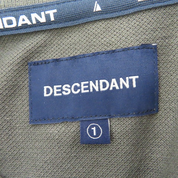実際に弊社で買取させて頂いたDESCENDANT/ディセンダント クジラ刺繍 半袖ポロシャツ 1の画像 2枚目