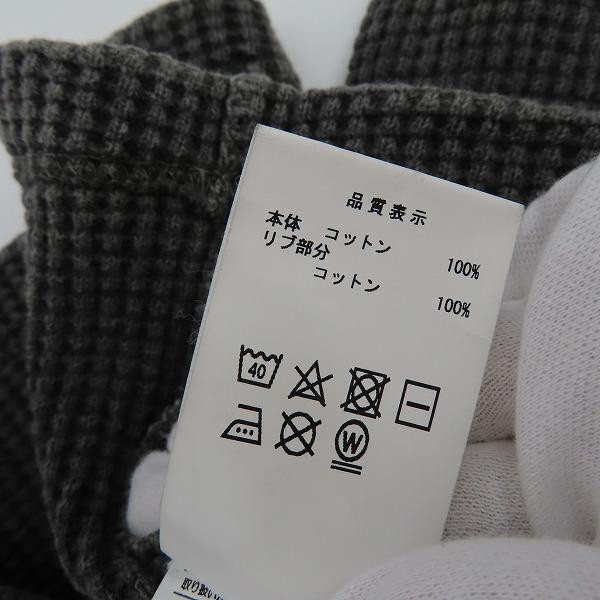 実際に弊社で買取させて頂いたDESCENDANT/ディセンダント クジラロゴ サーマルロンT カットソー/2の画像 3枚目