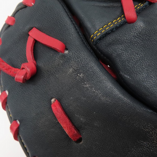 実際に弊社で買取させて頂いたHI-GOLD/ハイゴールド 軟式 右投げ 一塁手 ファーストミット CF-773の画像 7枚目