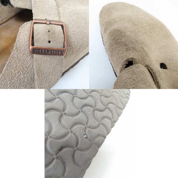 実際に弊社で買取させて頂いたBIRKENSTOCK/ビルケンシュトック BOSTON BS/ボストン サンダル スウェード 0560771/42の画像 6枚目