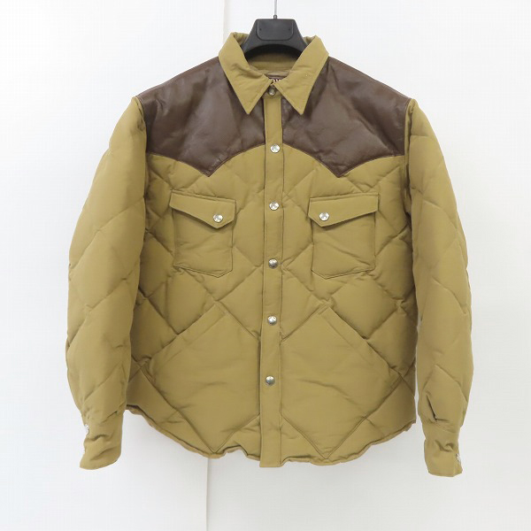 実際に弊社で買取させて頂いたSUGAR CANE/シュガーケーン レザーヨーク ウエスタン ダウンジャケット SC13926/L