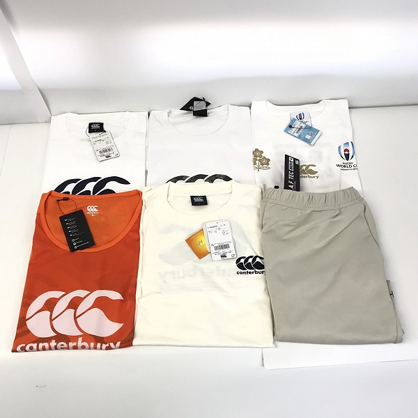 実際に弊社で買取させて頂いた【おまとめ品/未使用】CANTERBURY/カンタベリー スウェットショートパンツ/Tシャツ/スポーツウェア