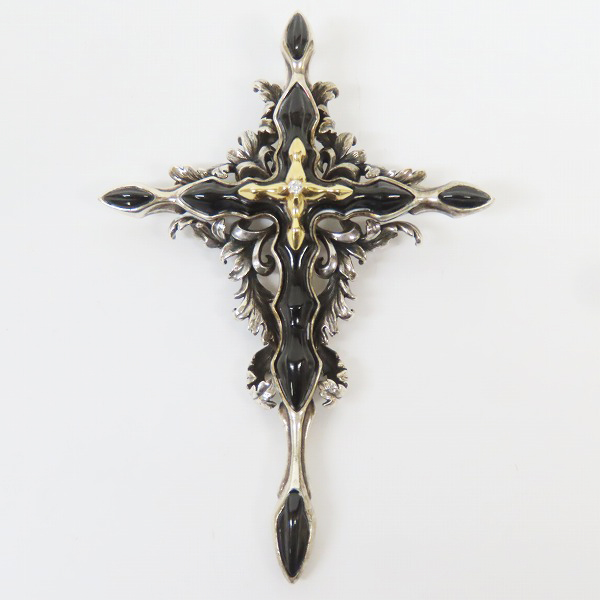 実際に弊社で買取させて頂いたBloody Mary/ブラッディマリー ARKADIA K18 ダイヤモンド フェイト ペンダントの画像 1枚目