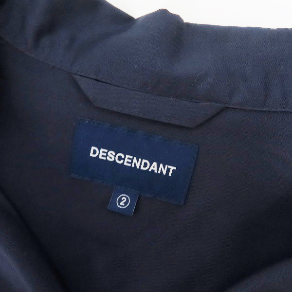 実際に弊社で買取させて頂いたDESCENDANT/ディセンダント 刺繍 開襟シャツ/2の画像 2枚目