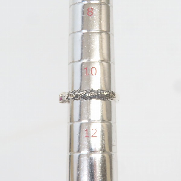 実際に弊社で買取させて頂いたBloodyMary/ブラッディマリー mini nut/ミニナット リング w/ストーン 11号の画像 7枚目