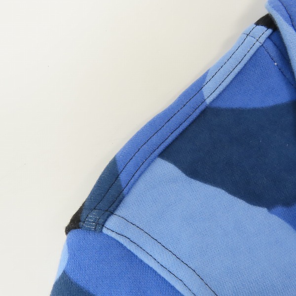 実際に弊社で買取させて頂いたuniform experiment/ユニフォームエクスペリメント CAMOUFLAGE JACKET UE-170016 ブルー/3の画像 6枚目