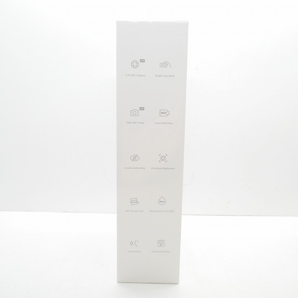 実際に弊社で買取させて頂いた(2)【未開封】Insta360 X3 Pocket 360 Action Cam 360度 アクションカメラ CINSAAQ/Bの画像 2枚目