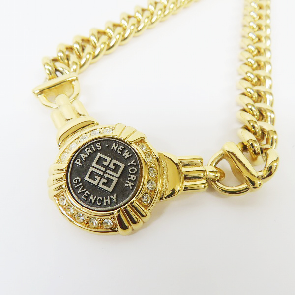 実際に弊社で買取させて頂いたGIVENCHY/ジバンシー ラインストーン ネックレス