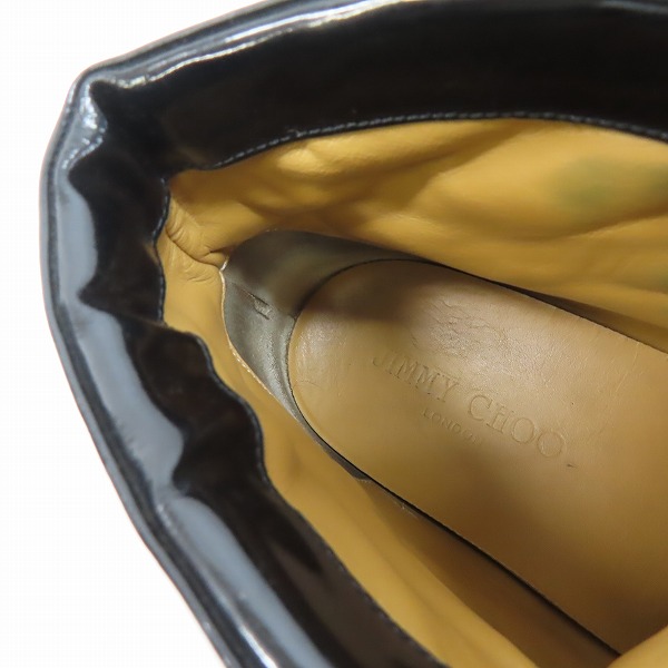 実際に弊社で買取させて頂いたJIMMY CHOO/ジミーチュウ レオパード柄 ハイカットスニーカー/40.5の画像 4枚目