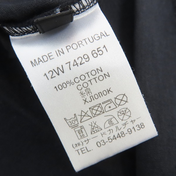 実際に弊社で買取させて頂いたGIVENCHY/ジバンシィ アメリカンドリーム プリント半袖Tシャツ  12W 7249 651/XSの画像 4枚目