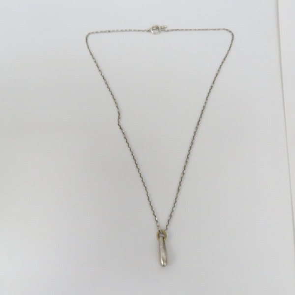 実際に弊社で買取させて頂いたRICK OWENS/リック オウエンス DROPS/ドロップス/涙粒モチーフ/ネックレスの画像 1枚目