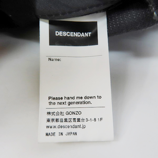 実際に弊社で買取させて頂いたDESCENDANT/ディセンダント コーデュロイ キャップ 帽子/Ｆの画像 6枚目