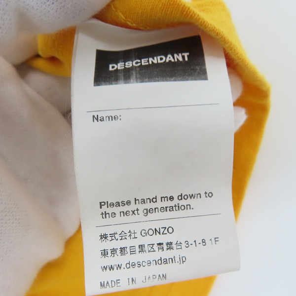 実際に弊社で買取させて頂いたDESCENDANT × Ron Herman/ディセンダント × ロンハーマン プリント カットソー/2の画像 4枚目