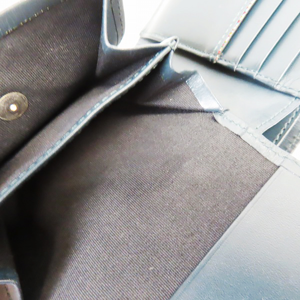 実際に弊社で買取させて頂いたPaul Smith/ポールスミス マーケトリーストライプラビット 二つ折り財布 ショートウォレット の画像 5枚目