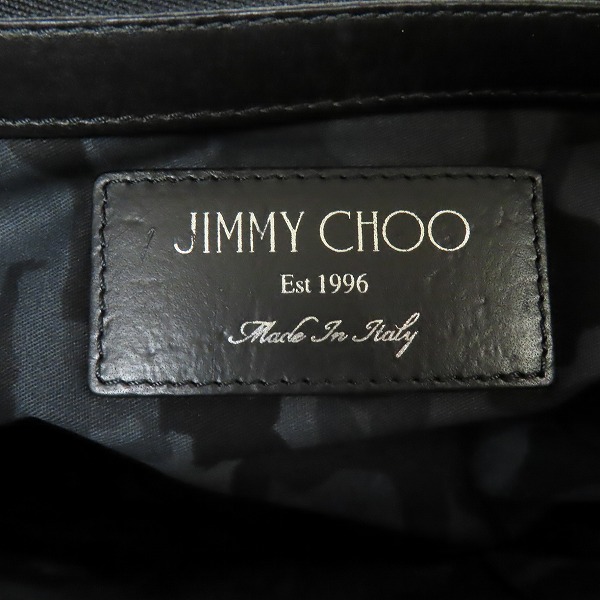 実際に弊社で買取させて頂いたJIMMY CHOO/ジミー チュウ DEREK/デレク スタースタッズ クラッチバッグの画像 5枚目