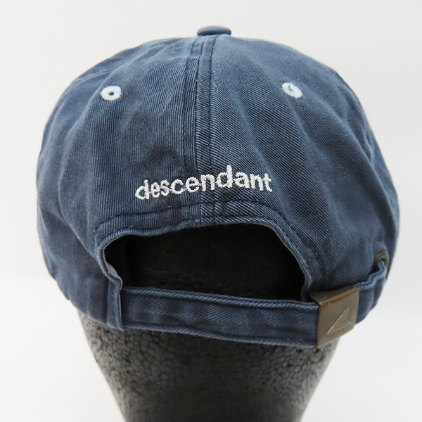 実際に弊社で買取させて頂いたDESCENDANT/ディセンダント ネイビー キャップ 帽子/Ｆの画像 2枚目
