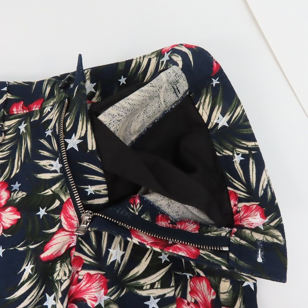 実際に弊社で買取させて頂いたuniform experiment/ユニフォームエクスペリメント 14SS STAR FLOWER SHORT PANT UE-140009/3の画像 4枚目