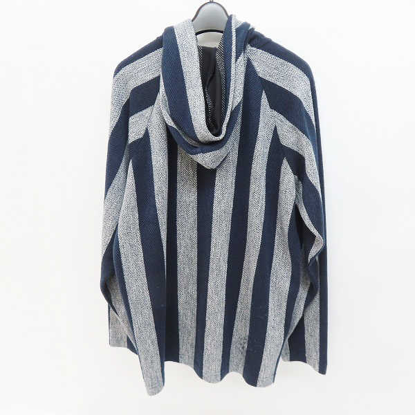 実際に弊社で買取させて頂いたDESCENDANT/ディセンダント クジラロゴ ストライプ ニット ジップパーカー/2の画像 1枚目