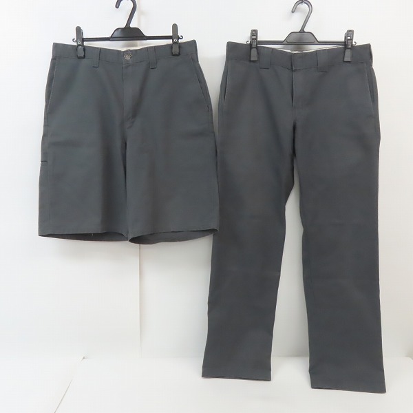 実際に弊社で買取させて頂いたDickies/ディッキーズ ハーフ/ロング パンツ グレー 2点セット