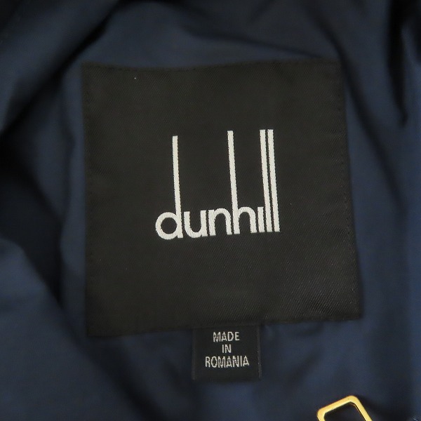 実際に弊社で買取させて頂いたDunhill/ダンヒル ゴールド×シルバージップ ポリエステルジャケット/Mの画像 2枚目