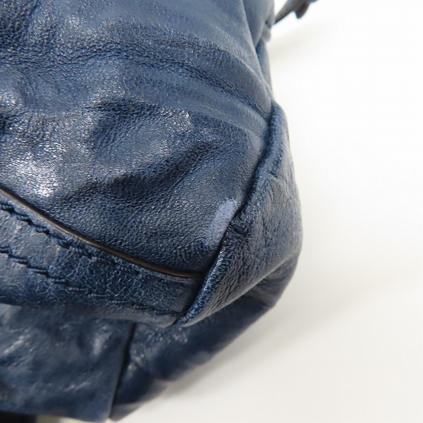 実際に弊社で買取させて頂いたGIVENCHY/ジバンシィ PANDORA/パンドラ ロゴプレート レザーショルダーバッグの画像 6枚目