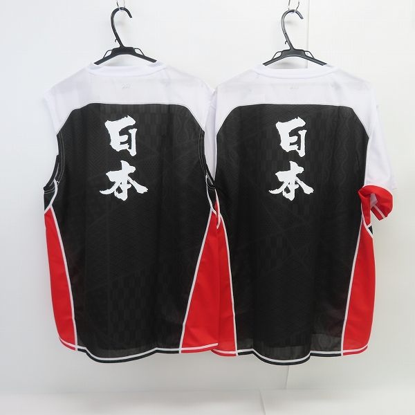 実際に弊社で買取させて頂いた【未使用】CANTERBURY/カンタベリー ラグビー 日本代表 2019 ジャパン プラクティス スリーブレスシャツ/Tシャツ 2点セットの画像 1枚目