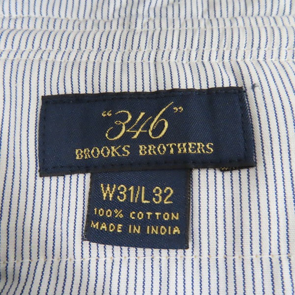 実際に弊社で買取させて頂いたbrooks brothers 346/ブルックスブラザーズ コットンカーゴパンツ W31L32の画像 3枚目