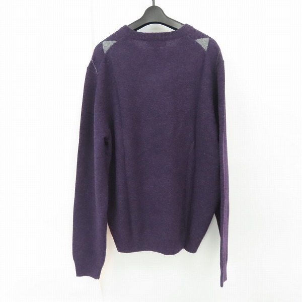 実際に弊社で買取させて頂いた【未使用】Brooks Brothers/ブルックスブラザーズ ウール Vネック アーガイルニット Lの画像 1枚目