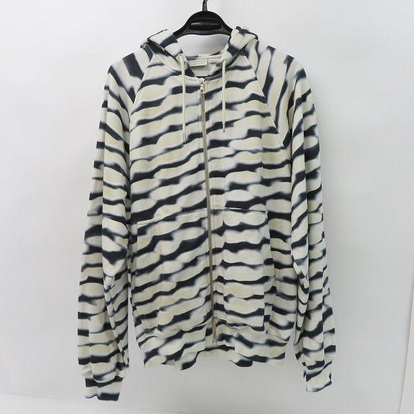 実際に弊社で買取させて頂いたdries van noten × len lye/ドリスヴァンノッテン × レンライ 総柄 ジップアップパーカー M
