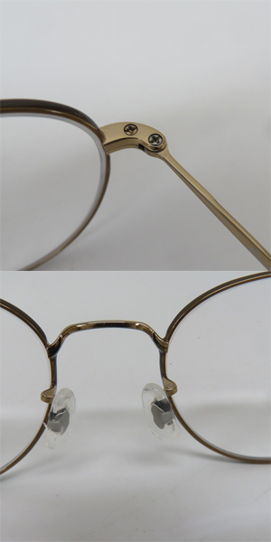 実際に弊社で買取させて頂いたPaul Smith/ポールスミス GDOL Titanium 度入り メガネ/アイウェア PSE-1010の画像 4枚目