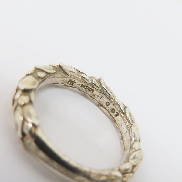 実際に弊社で買取させて頂いたBloody Mary/ブラッディマリー スノードロップリング w/3ダイヤ 15号の画像 6枚目