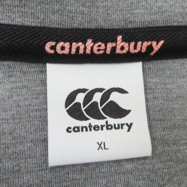 実際に弊社で買取させて頂いたCANTERBURY/カンタベリー RUGBY PLUS/スウェットジップパーカー/RPW49530/XLの画像 2枚目