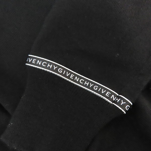 実際に弊社で買取させて頂いた【JPタグ】GIVENCHY/ジバンシィ 袖テープロゴ ウール クルーネックニット BM909N404X/Sの画像 5枚目