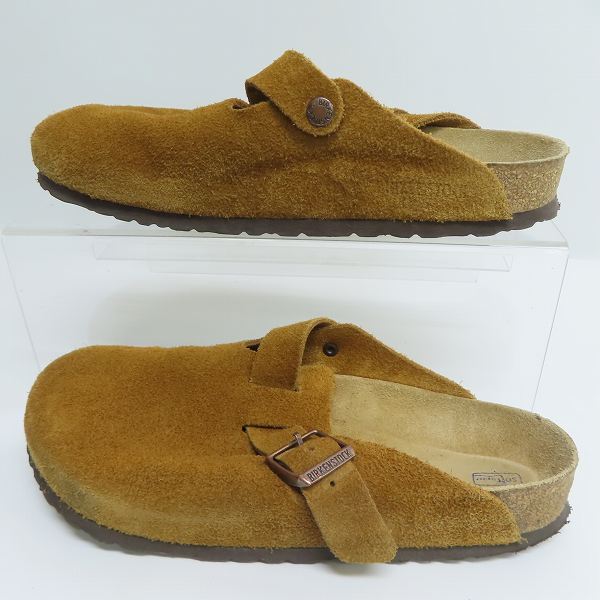 実際に弊社で買取させて頂いたBIRKENSTOCK/ビルケンシュトック BOSTON/ボストン スエードレザー サンダル 1009542/41の画像 3枚目
