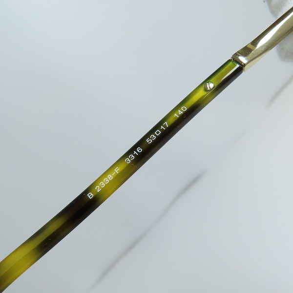 実際に弊社で買取させて頂いたBurberry/バーバリー サイドチェック メガネフレーム/アイウェア/B2338-Fの画像 6枚目