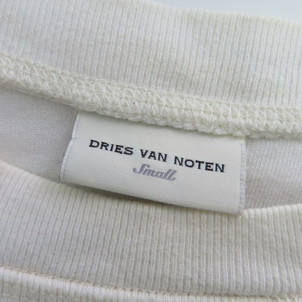 実際に弊社で買取させて頂いたDRIES VAN NOTEN/ドリスヴァンノッテン パイル地 Tシャツ/Sの画像 2枚目