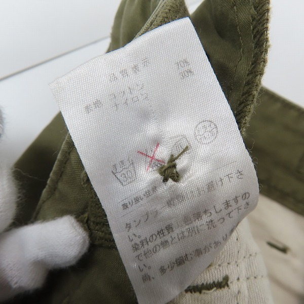 実際に弊社で買取させて頂いたDESCENDANT/ディセンダント クジラロゴ カーゴパンツ/1の画像 4枚目