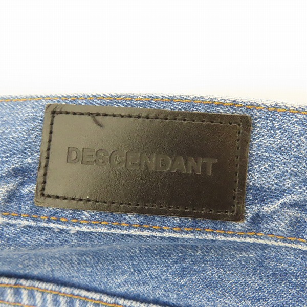実際に弊社で買取させて頂いたDESCENDANT/ディセンダント ストレート デニムパンツ/2の画像 7枚目