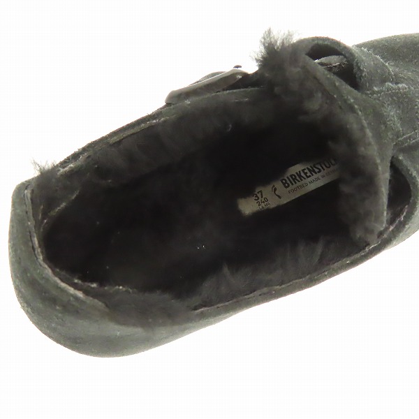 実際に弊社で買取させて頂いたBirkenstock/ビルケンシュトック ロンドン シアリング/ボアシューズ/ブラック/37の画像 4枚目