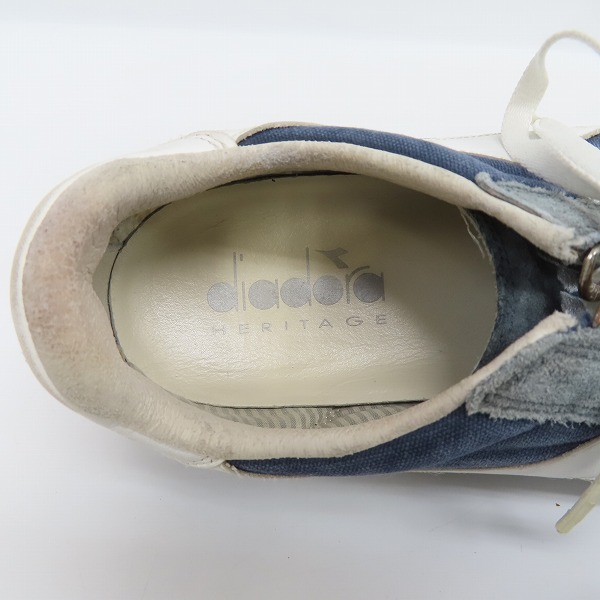 実際に弊社で買取させて頂いたDIADORA HERITAGE/ディアドラヘリテージ ローカット スニーカー/27の画像 4枚目